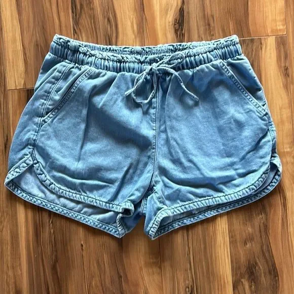 American Eagle Light Blue Denim Shorts - Picture 4 of 6